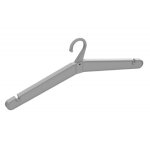 Cintre pour penderie en abs gris - simple ambos