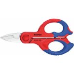 Ciseaux d'�lectricien inox poign�es bi - mati�re - 95 05 155 sb knipex