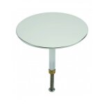 Clapet recouvrant pour vidage de baignoire - diam�tre 72 mm - chrom� valentin