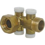 Clapet de retenue anti - pollution �querre �crou prisonnier, montage apr�s compteur grandsire