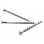 Clous inox bardage bois - pointe annel�e - acier inox a2 - 2, 5x50 mm don quichotte