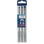 Coffret 3 forets b�ton sds + - 4 taillants - 7x expert bosch
