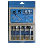 Coffret de 5 m�ches � fa�onner en carbure 15 � 35 mm, queue de 10 mm leman