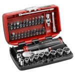Coffret nano cliquet et douilles 1 / 4  6 pans ogv� grip facom