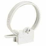 Collier � embase pour tube irl 16 � 32 mm - blanc - mureva fix schneider