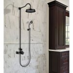 Colonne de douche thermostatique lady's - noir mat paini Colonne de douche thermostatique lady's - noir mat paini