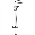Colonne de douche thermostatique noire mate - showerpipe vernis blend 240 hansgrohe