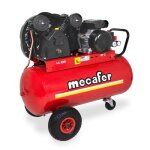 Compresseur lubrifi bibylindre v fonte 100l - 3hp 9 bar mecafer