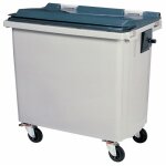 Conteneur - 4 roues - capacit� 660 litres - lat�ral rossignol