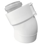 Coude pptl / pp rolux condensation s�kurit 30� - pour chaudi�re ventouse ubbink