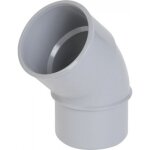 Coude pvc � 45� m�le / femelle - � 125 - cx4 nicoll