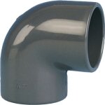 Coude pvc pression 90� femelle / femelle � coller � 16 codital