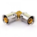 Coude 90� multicouche � sertir - diam�tre 40 mm - f23060 multitubo