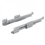 Coulisses tiroir silent system actro arcitech - charge 40 kg - l 650 mm hettich