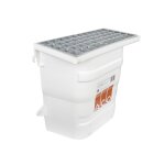 Courette d'aration avec grilles caillebotis aco