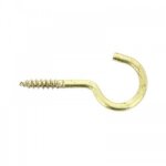 Crochets d'armoire - vis � bois laiton - 25 pi�ces - 3x20 mm torbel