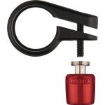 �crou anti - vol selle de v�lo - inox - m5 - � 28, 6mm - rouge - nutfix spc abus
