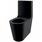 Cuvette wc  poser monobloc avec rservoir 3 / 6 l - en inox noir mat - s21 delabie