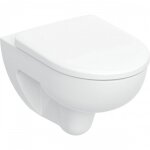 Cuvette wc suspendu sans bride avec abattant renova rimfree� geberit