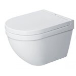 Cuvette wc suspendue compacte 480 mm - compact starck 3 durafix duravit
