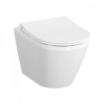 Cuvette wc suspendue sans bride avec abattant slim - integra vitra flush 2. 0, v - fit 2. 0 vitra