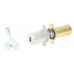 Cylindre double chrom - srie 787. z pour serrure en applique fichet