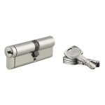 Cylindre double entrée à profil européen - haute sûreté - 8 goupilles - transit 2 - 40 mm x 50 mm fth ... Cylindre double entrée à profil européen - haute sûreté - 8 goupilles - transit 2 - 40 mm x 50 mm fth ...