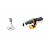 Cylindre double  profil rond - chrom - srie 787. z fichet
