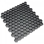 Dalle alv�ol�e stabilisatrice - gazon et gravier - tufftrack 61x61cm bricozor