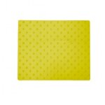 Dalle podotactile � picots en caoutchouc - 810 x 620 mm - jaune viso