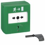 D�clencheur manuel vert pour issue de secours legrand