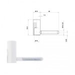 Demi - fiche femelle - tige m7x40 - n?ud 15 mm - 90 pi�ces otlav