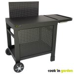 Desserte en m�tal - noir - reva 110 premium cook in garden