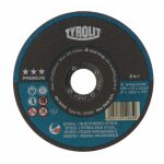 Disques gamme technique  premium  acier et inox pour meuleuse - d 230mm - �paisseur 2, 5 mm tyrolit