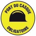 Disques rigides - port du casque obligatoire novap