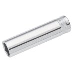 Douille 3 / 8  longue - � 6 pans - 19 mm - chrome vanadium sam outillage