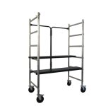 Echafaudage pliant aluminium - hauteur de travail 2, 90m - chrono 3 centaure Echafaudage pliant aluminium - hauteur de travail 2, 90m - chrono 3 centaure