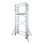 Echafaudage roulant aluminium 4, 70 m quad up centaure