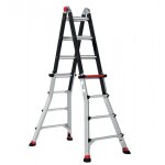 �chelles pliantes articul�es t�lescopiques flex - up 4x5 tubesca