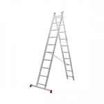 Echelle transformable 2 plans - 2x10 �chelons - hauteur de travail 3, 95 m escalux