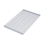 Egouttoir flexible et enroulable - silicone, acier et plastique - gris emuca