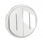 Enjoliveur pour double interrupteur ou va - et - vient t�moin c�liane legrand