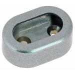 Enjoliveurs d'extr�mit�s pour tubes de penderie 30x15 - chrom� duval