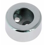 Enjoliveurs d'extrémités pour tubes de penderie ronds - chromé - 30mm duval Enjoliveurs d'extrémités pour tubes de penderie ronds - chromé - 30mm duval