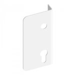 Enjoliveur - serrure en applique verticale ga - blanc - gauche tirard