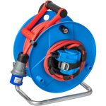 Enrouleur double cble - double prise cee p17 - 23, 5 + 1, 5m - outdoor brennenstuhl