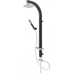 Colonne de douche noir et chrom� avec porte - savon - madagaskar sch�tte