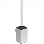 Ensemble porte - brosse et brosse wc - carr - chrom - conca ideal standard