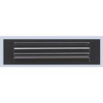 Entre de courrier isolante noir - 236x30 mm goettgens sa
