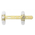 Entreb�illeur de s�curit� � cl� pour fen�tre 1 ou 2 vantaux - airlock dor� socona